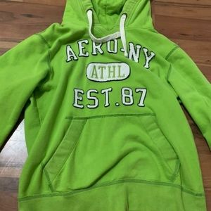 Neon green oversized hoodie/sweatshirt